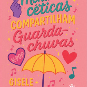Meninas céticas compartilham guarda-chuvas