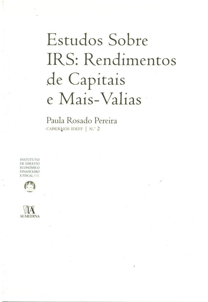Estudos sobre IRS